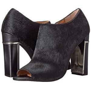 Calvin Klein Peep Toe Booties